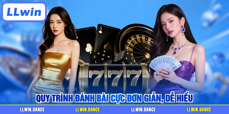 Quy trình đánh bài cực đơn giản, dễ hiểu